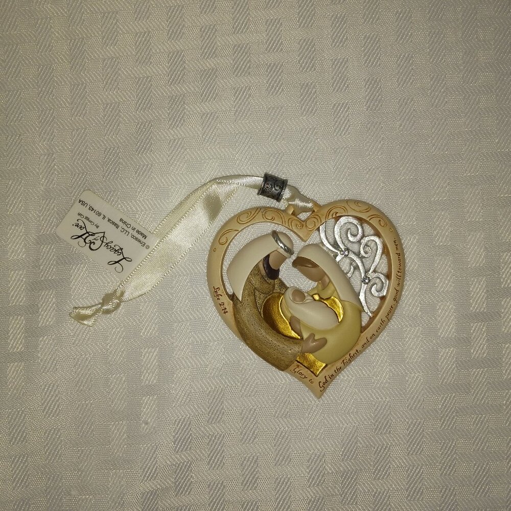 Legacy of Love Holy Family Ornament by Gregg Gift  Company Enesco